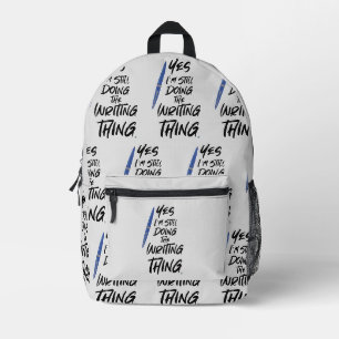 Sac À Dos Imprimé Je Fais Toujours Le Logo De L'Auteur Amusant De L'