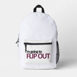 Sac À Dos Imprimé Je vais retourner l'ornement