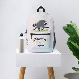 Sac À Dos Imprimé Jimothy Raton Laveur Viral Drôle Trash Panda Faune