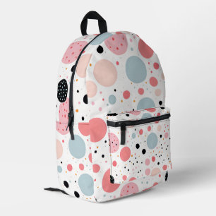 Sac À Dos Imprimé Joli motif à pois blanc
