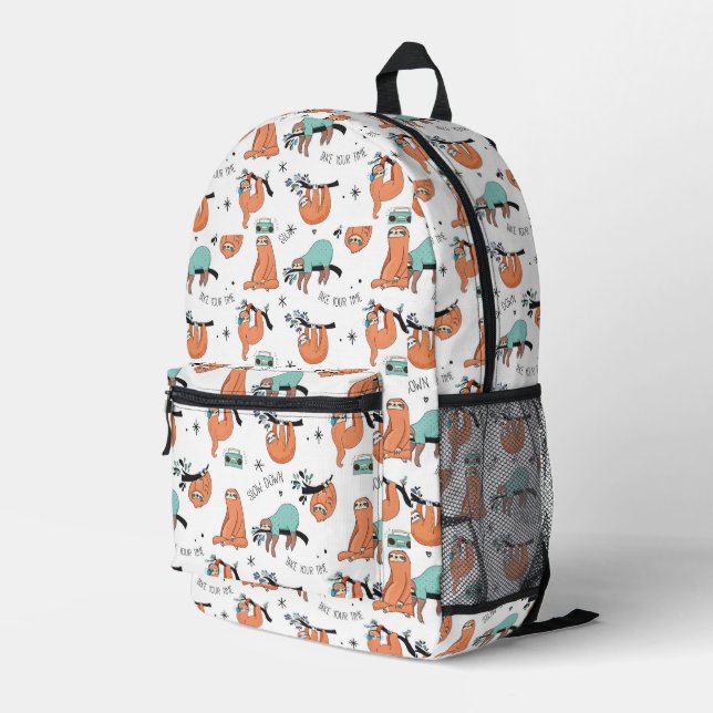 Sac À Dos Imprimé Joli Motif de fentes (Coin arrière droit)