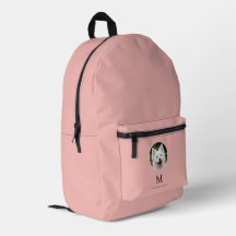 Joli Peach Pink Pet Photo Personnalisée