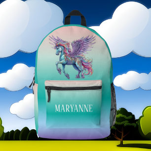Sac À Dos Imprimé Jote girls unicorn ajouter nom