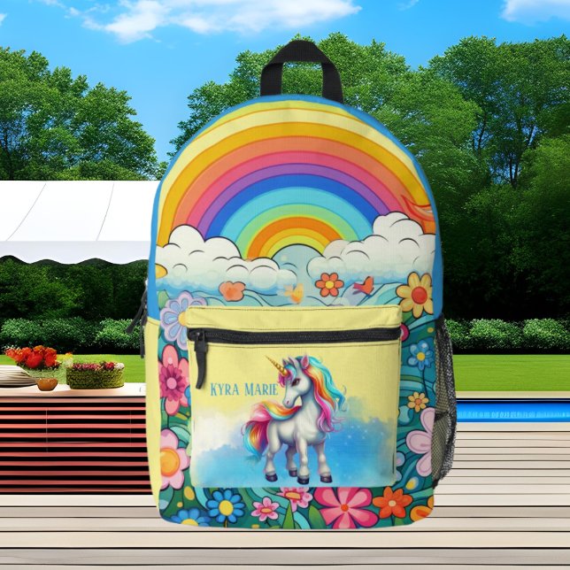 Sac À Dos Imprimé Jote girls unicorn ajouter nom (Créateur téléchargé)