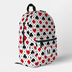 Sac À Dos Imprimé Jouer des symboles de cartes