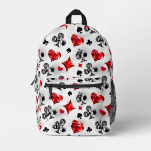 Sac À Dos Imprimé Joueur de poker Joueur de cartes de jouer costumes