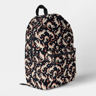 Sac À Dos Imprimé Joueur Motif Gecko