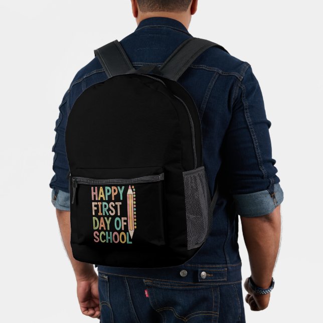 Sac À Dos Imprimé Joyeux premier jour d'école Retour à l'école (Insitu (Modèle))