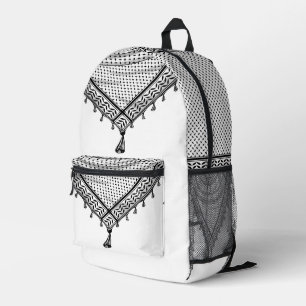 Sac À Dos Imprimé Keffiyeh Écharpe palestinienne tissu traditionnel