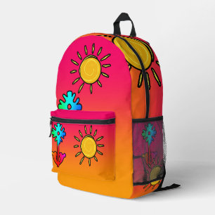 Sac À Dos Imprimé Kinder Kids Rainbow