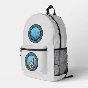 Sac à dos imprimé KiniArt Cairn hublot Snorkel