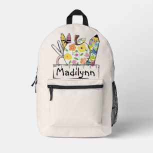 Sac À Dos Imprimé Kit de création : Fournitures scolaires personnali