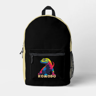 Sac À Dos Imprimé Komodo Dragon
