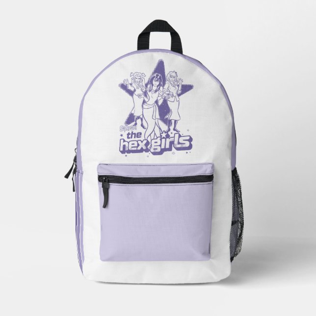 Sac À Dos Imprimé La puissance étoilée des filles hexagonales (Recto)