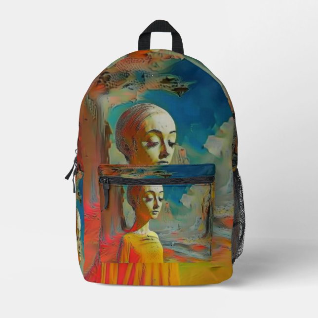 Sac À Dos Imprimé La surréalité de tout (Recto)