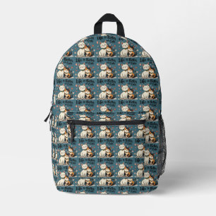 Sac À Dos Imprimé La vie est meilleure avec les chats mignonne Chat 