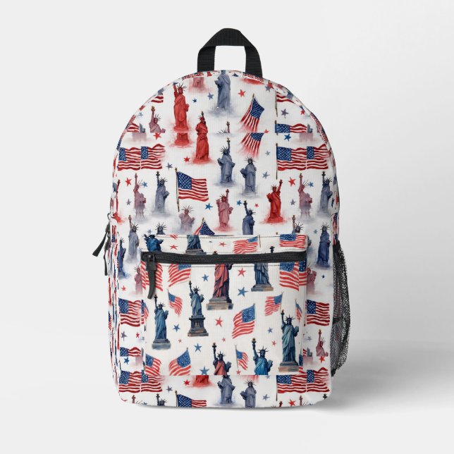 Sac À Dos Imprimé Lady Liberty 1 (Recto)