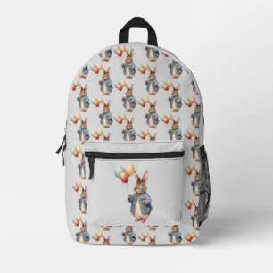 Sac À Dos Imprimé Lapin avec des ballons