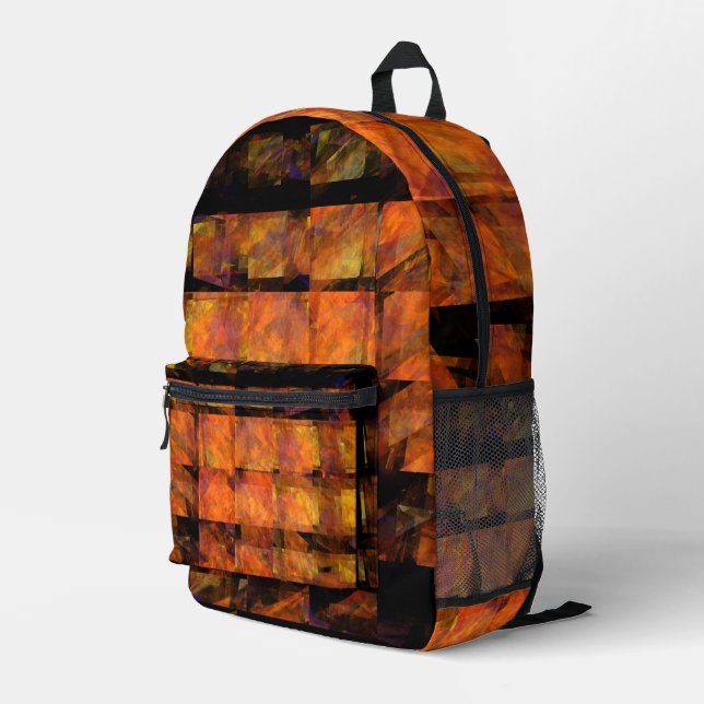Sac À Dos Imprimé L'art Abstrait au mur (Coin arrière droit)