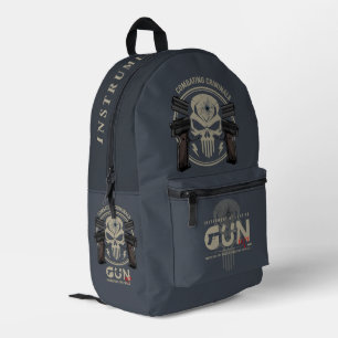 Sac À Dos Imprimé L'art du monogramme de pistolet (2)