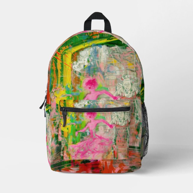 Sac À Dos Imprimé Le Chaos Stalker - Neon Ballet (Recto)