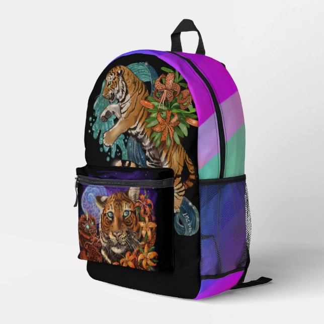 Sac À Dos Imprimé Le destin dans les étoiles Tigres (Coin arrière droit)