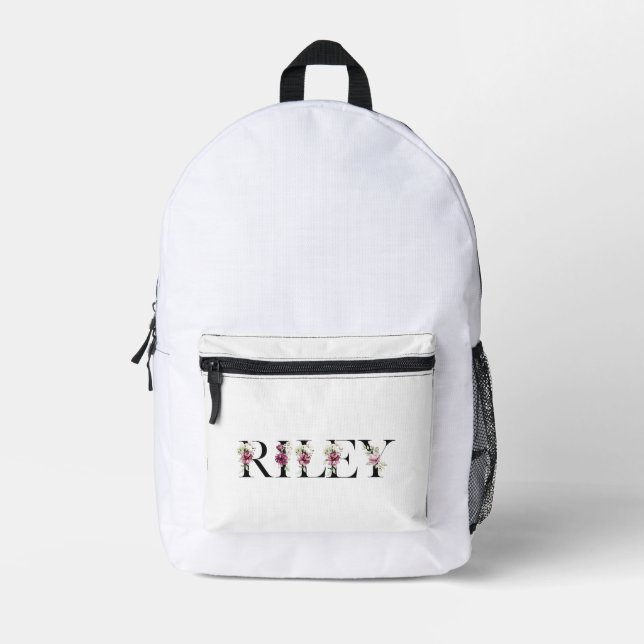 Sac À Dos Imprimé Le nom de Riley. Je m'appelle Riley. (Recto)
