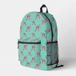 Sac À Dos Imprimé Leopard rose