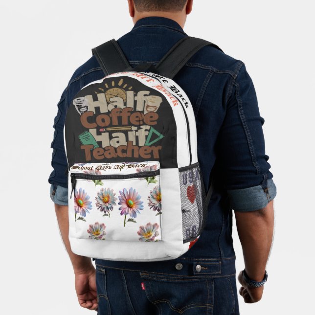 Sac À Dos Imprimé "Les journées scolaires sont de retour" (Insitu (Modèle))
