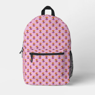Sac À Dos Imprimé Lesbian Pride Flower Motif LGBTQIA Pride 2024
