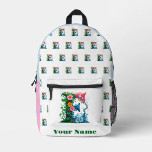 Sac À Dos Imprimé Lettre E personnalisée