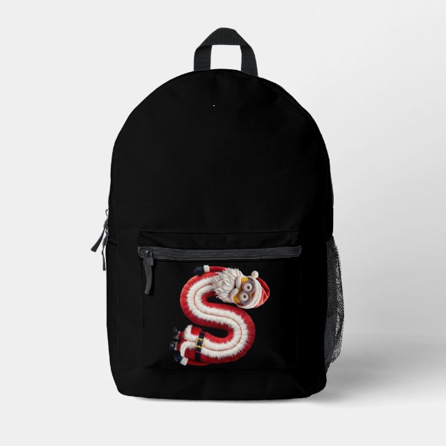 Sac À Dos Imprimé Lettre père Noël S (Recto)