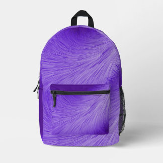 Sac À Dos Imprimé ligne d'art violet