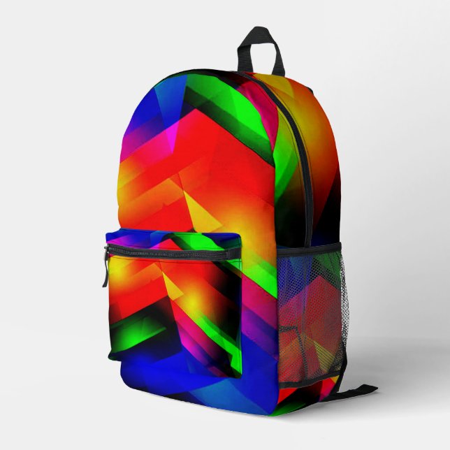 Sac À Dos Imprimé Lignes coupées de réflexion (Coin arrière droit)