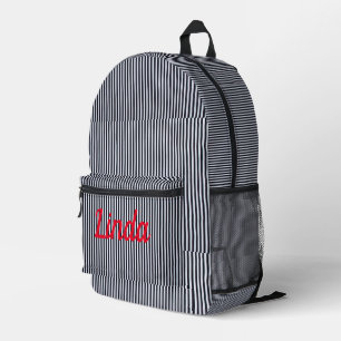 Sac À Dos Imprimé Lignes verticales