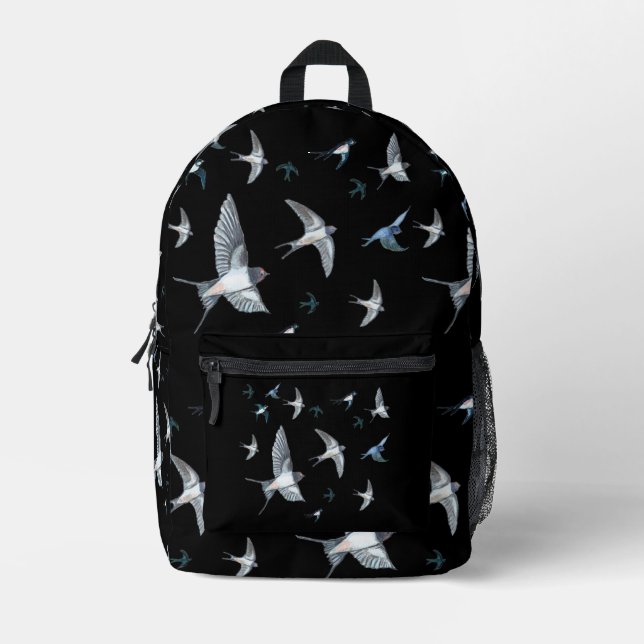 Sac À Dos Imprimé L'Illustration De L'Avalière Volante (Recto)