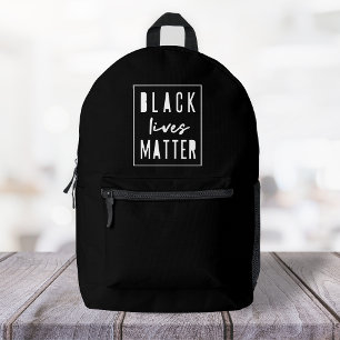 Sac À Dos Imprimé L'importance de la vie noire BLM Race Equality M