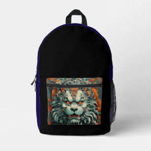 Sac À Dos Imprimé Lion de sagesse de la grippe