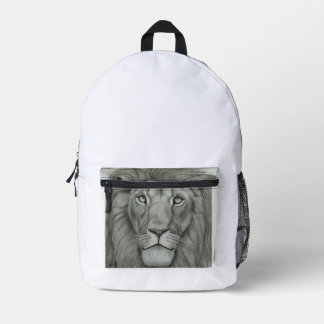 Sac À Dos Imprimé Lion Majestueux