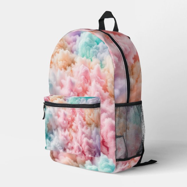 Sac À Dos Imprimé Liquide de bonbons en coton (Coin arrière droit)