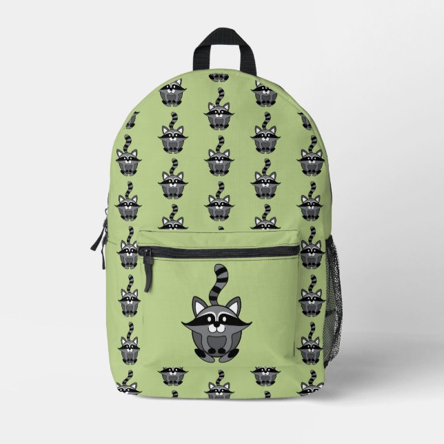 Sac À Dos Imprimé Little Raccoon Print Cut Sew Bag (Recto)