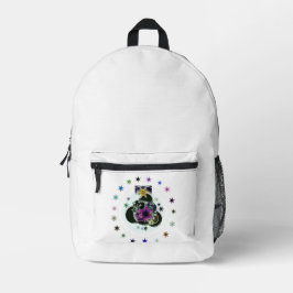 Sac À Dos Imprimé Logo de l'étoile violette position 2