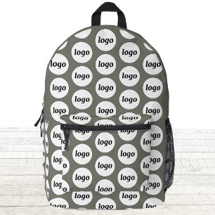 Sac À Dos Imprimé Logo Motif promotionnel Business Sage Green
