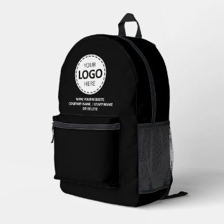 Sac À Dos Imprimé Logo & URL Web / Téléchargement de texte Promotion