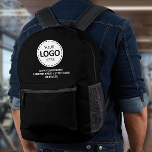 Sac À Dos Imprimé Logo & URL Web / Téléchargement de texte Promotion