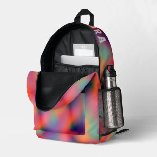 Sac À Dos Imprimé Lumières aurora boréales colorées uniques