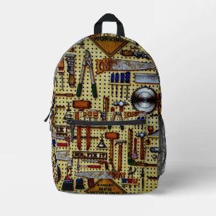 Sac À Dos Imprimé M. Fix It Handyman Tools