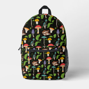 Sac À Dos Imprimé Magie de la forêt profonde : Champignons colorés s