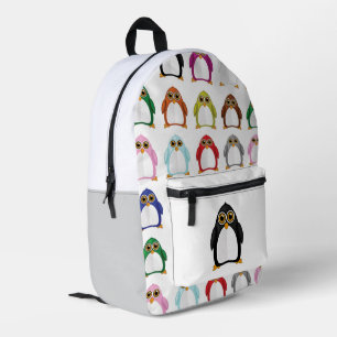 Sac À Dos Imprimé Manchot coloré à motif – Animal arc-en-ciel