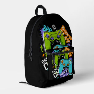 Sac À Dos Imprimé Manettes de jeu Graffiti  Jeux Né Pour Jouer 